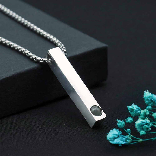 Gepersonaliseerde Foto Projectie Bar Ketting