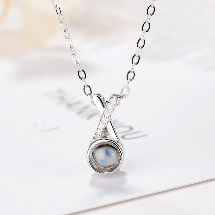 Gepersonaliseerde Foto Projectie X Ketting - Remigifts