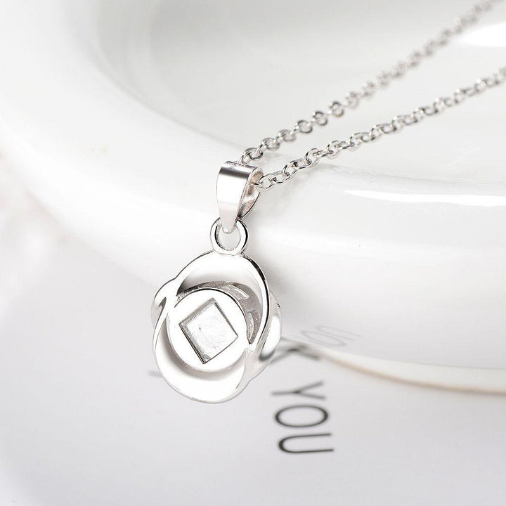 Gepersonaliseerde Foto Projectie Ketting - Roos - Remigifts