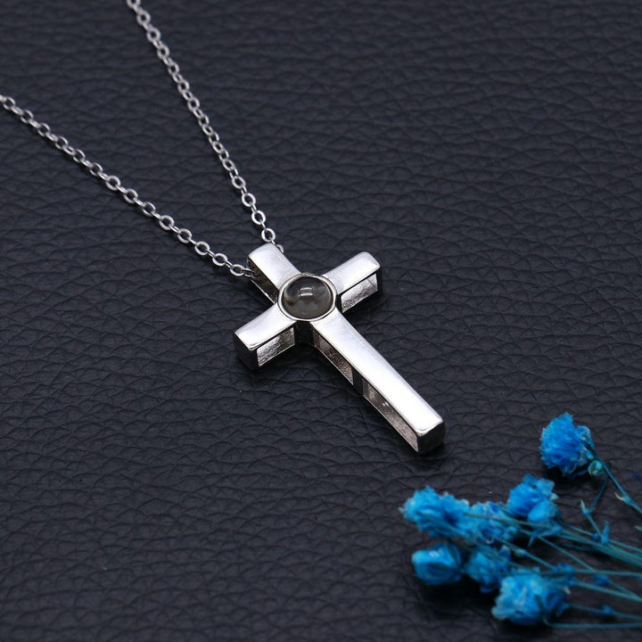 Gepersonaliseerde Foto Projectie Kreuz Ketting - Remigifts