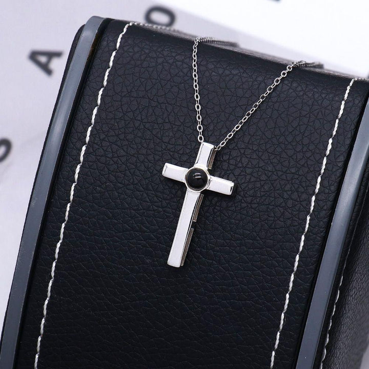 Gepersonaliseerde Foto Projectie Kreuz Ketting - Remigifts