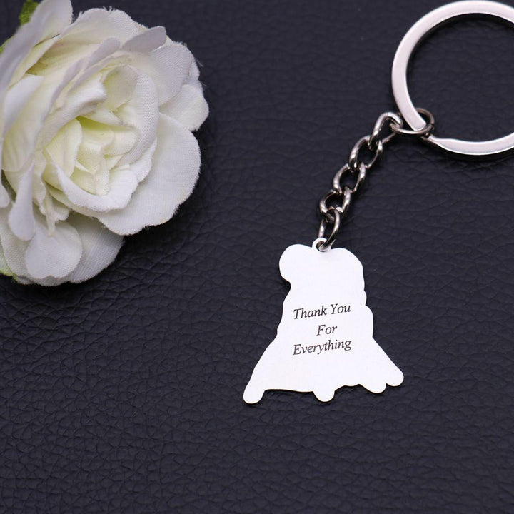 Gepersonaliseerde Hond Schets Hond Foto Ketting / Sleutelhanger - Remigifts