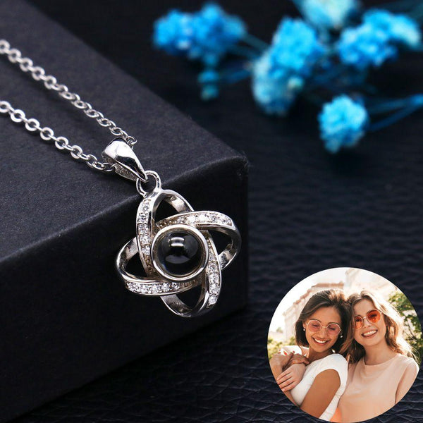 Gepersonaliseerde Foto Projectie Klaver Ketting - Remigifts